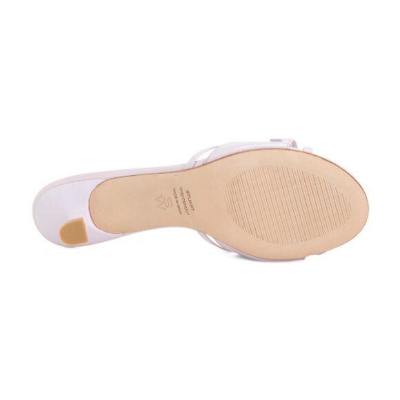 STUART WEITZMAN Made In Spain Patent Leather Felicity Slide On Heels - Picture 3 of 3